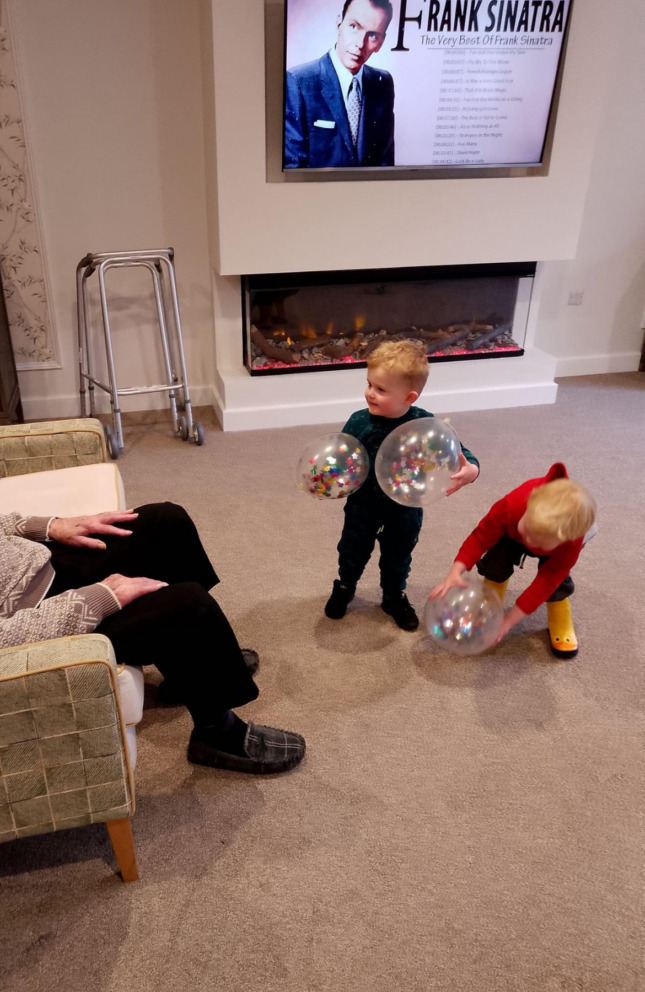 York Manor residents celebrate joyful partnership with Blue Sky Nursery